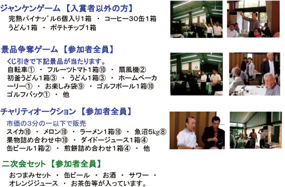 第２０回きくやゴルフ会　当日の予定・出欠ハガキ提出方法